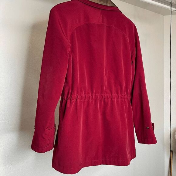 Women's Red Field‎ Coat Parka Size Small - Picture 5 of 8